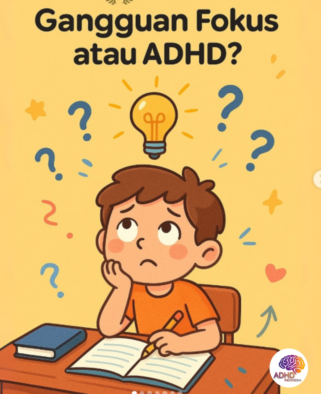 ADHD dan Kesulitan Fokus Anak: Edukasi untuk Keluarga di Kabupaten Flores Timur